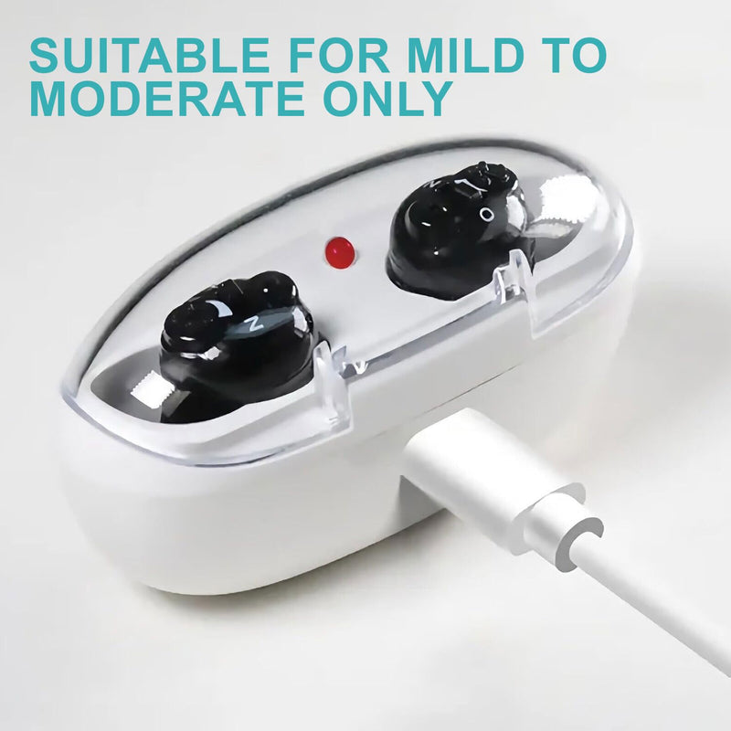 JD Health Tech | Compact Mini Digital Hearing Amplifier Sound Aid Voice Enhancer Rechargeable (SimpleSound)