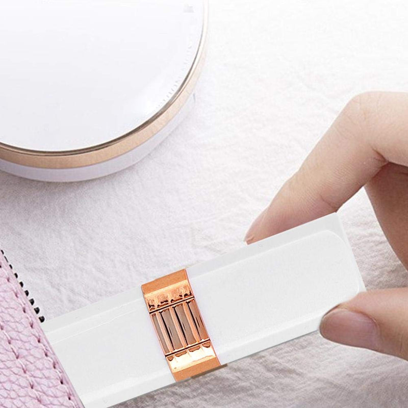 [Australia] - Mini Electric Hair Remover Cute Lipstick Shape Face Body Hair Removal Machine for Women Hair Removal Shaver(White) 