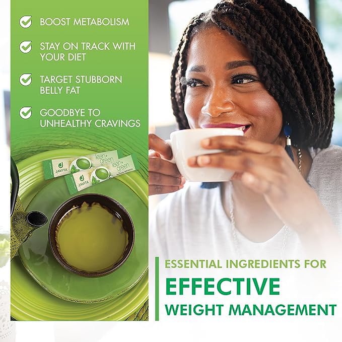 [Australia] - Lean + Green, Premium, 100% Japanese Green Tea, Garcinia Cambogia (as Super Citrimax) & Gymnema Sylvestre, for Weight Management, Appetite Control 24 ct, Javita 24 Count (Pack of 1) 
