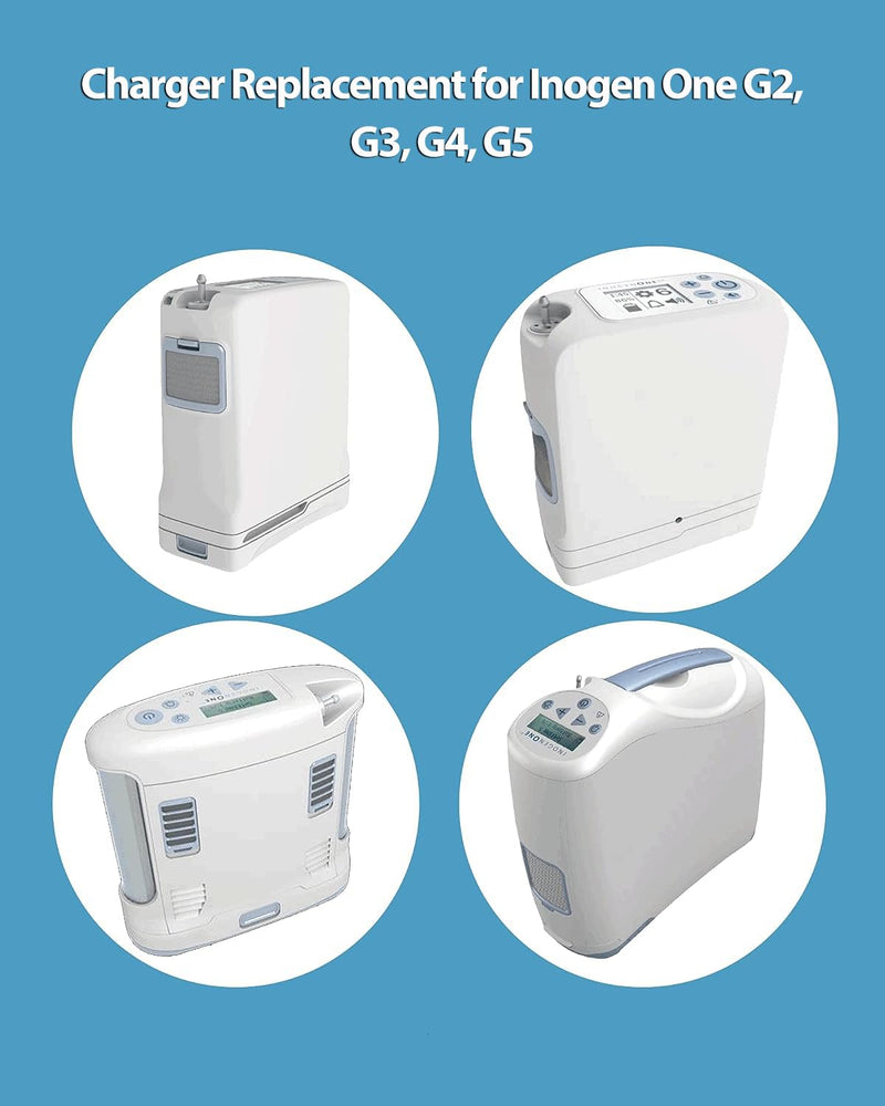 [Australia] - VHBW Charger Replacement for Inogen One G1 G2 G3 G4 G5 ADP-120RH BA-301 BA-302 BA-303 Concentrator, 120W 9.8Ft Long Power Supply Compatible with Inogen 