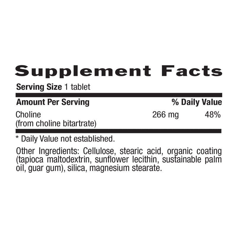 [Australia] - Country Life Choline 650 mg - 100 Tablets 