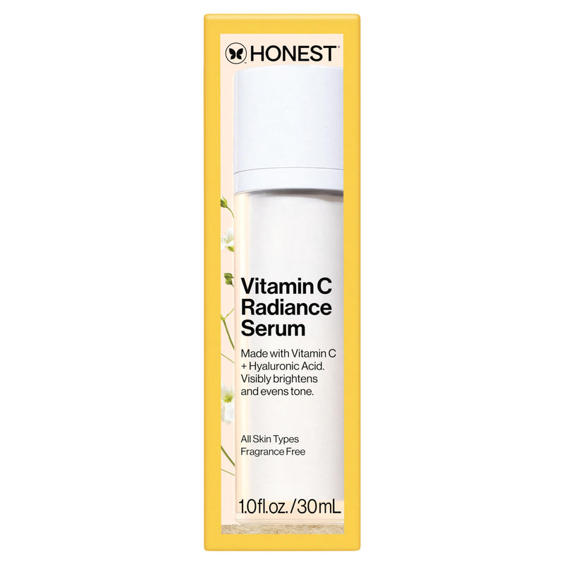 Honest Beauty Vitamin C Radiance Serum, Sensitive Skin, Unscented, 1 fl oz