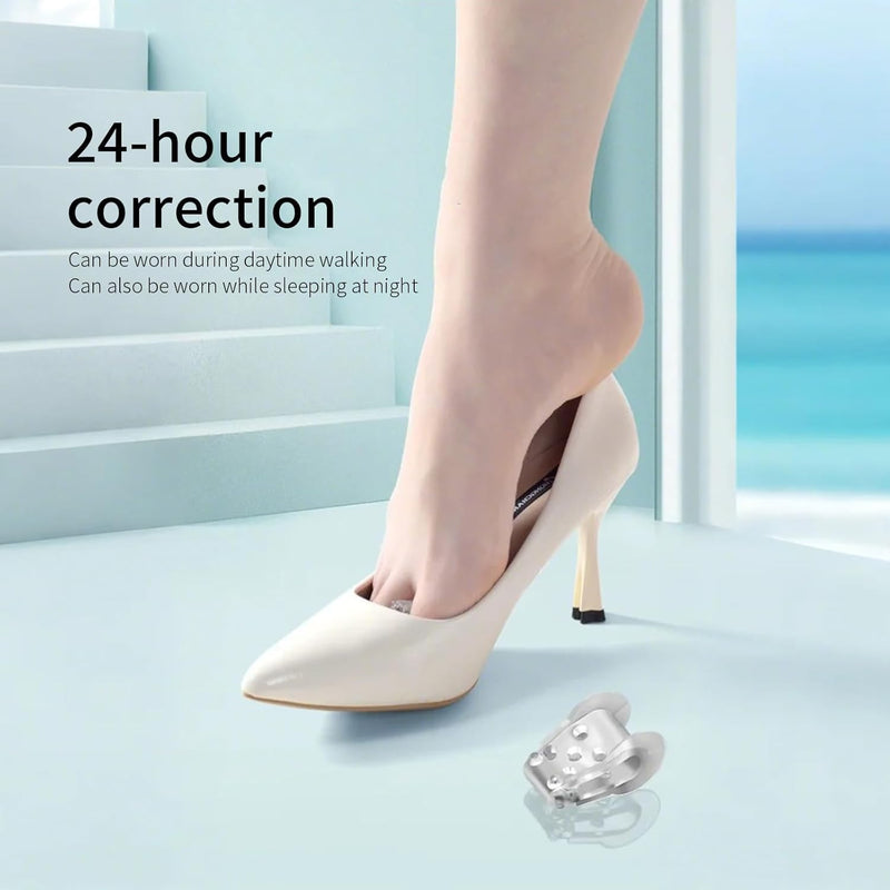 [Australia] - MEMNUN's soft and highly elastic SEBS toe separators, hallux valgus, bunion, hammer toe, overlapping toe corrector, yoga toe separators, 10 pieces 