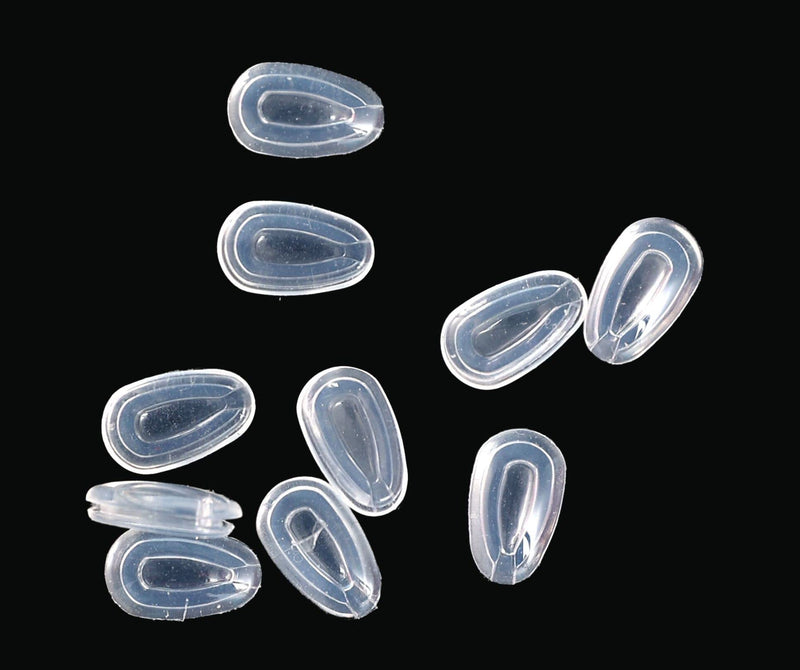 [Australia] - Lot of 3 Pairs NicelyFit Clear Nose Pads for Oakley Eyeglass Frames Keel Tincan Tinfoil Tailpin Caveat Feedback Holbrook Metal Tailback etc 