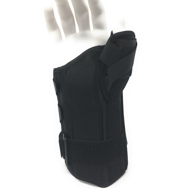 [Australia] - OTC OTC Wrist-Thumb Splint, 8-Inch Adult, Lightweight Breathable, Large Large (Pack of 1) 8 Inch (Right Hand) 