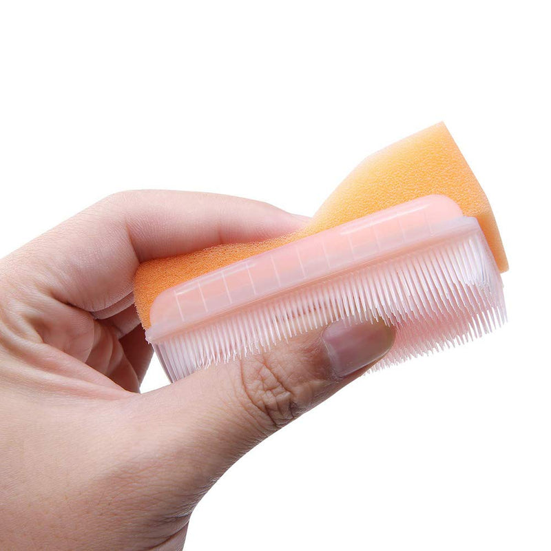 [Australia] - Wellgler's Autism Sensory Brush for Therapy,Surgical Scrub Brush,Bbaby Sponge for Bathing, Cradle Cap Brush (6Pack) 6 Count (Pack of 1) 