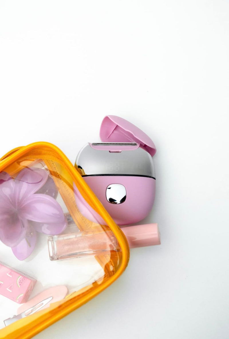 Solène Precision Shaver Bikini Trimmer for Women – Dual-Head Electric Razor for Smooth Skin – Gentle, Waterproof & USB Rechargeable Hair Trimmer for Bikini Line, Legs, Arms & Underarms