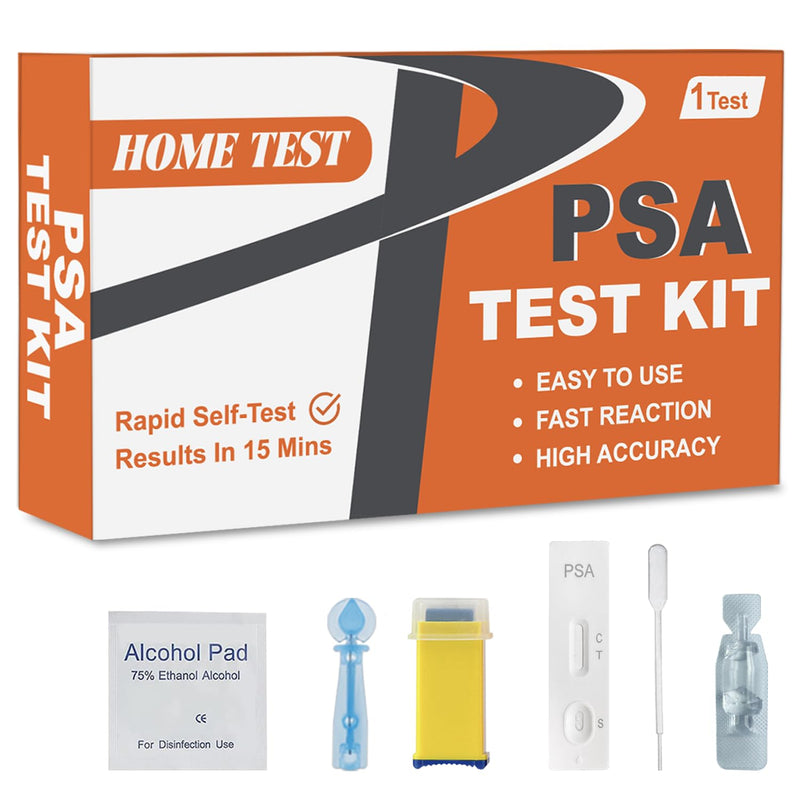 PSA Test Kit, PSA Test kit at Home PSA Health | Home PSA Test Highly Accurate, Easy to Read and Use. Quick Results | Includes All Test Components 1 Count (Pack of 1)