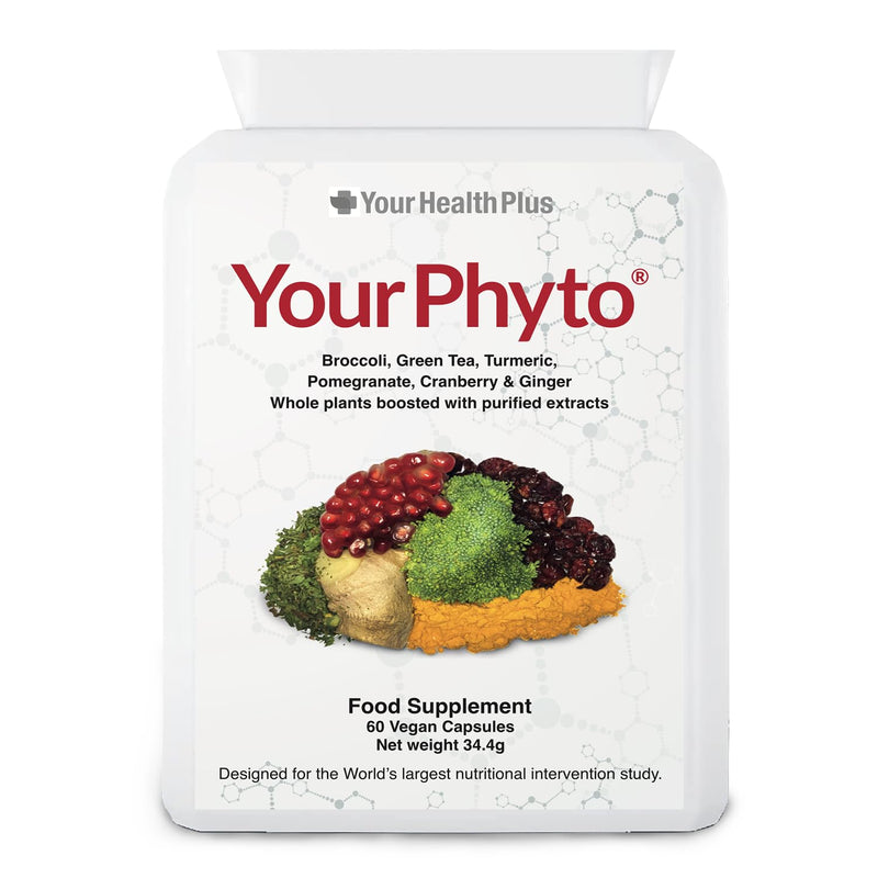 Yourphyto is the Latest Generation Whole Plant, Phytochemical Rich, Natural Supplement Uniquely Enhanced with Purified Extracts - Specifically Designed for The Latest National Nutritional Intervention 1