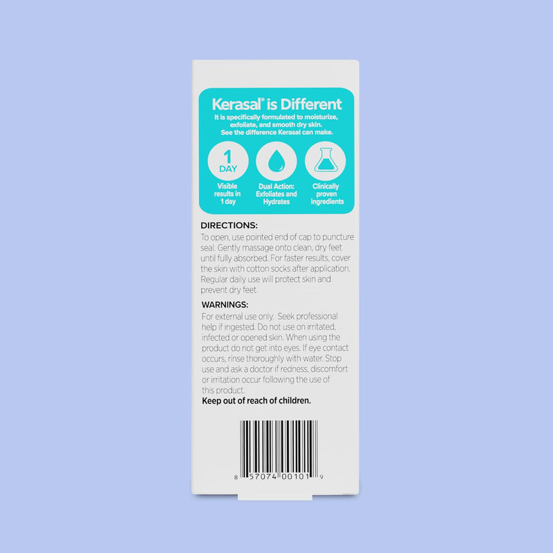 Kerasal Intensive Foot Repair Skin Healing Ointment for Cracked Heels and Dry Feet 1 oz , 2 Count, (Pack of 2) 1 Ounce (Pack of 2) Intensive Foot Repair (Pack of 2)
