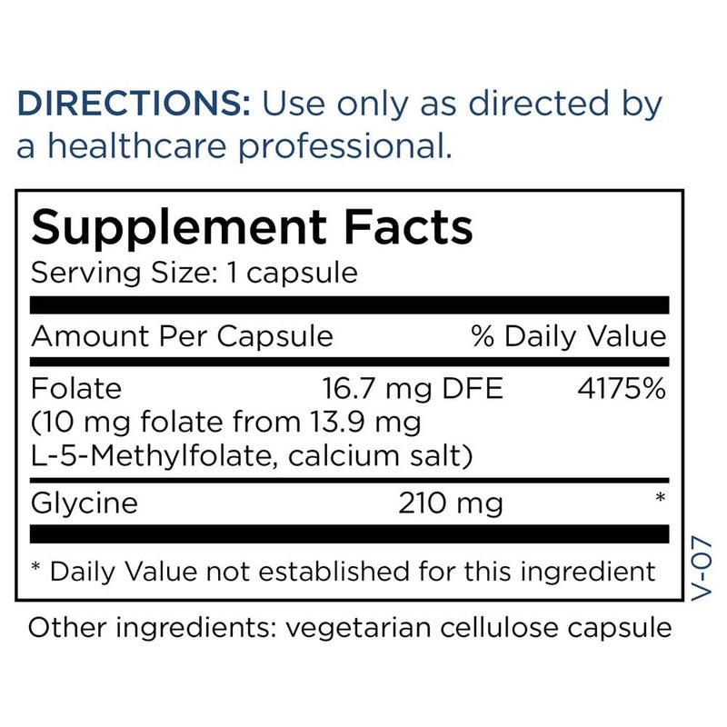 MethylPro L-Methylfolate 10 mg - L Methyl Folate, Methylfolate Supplement for Women & Men, Methylated Vitamin B9 (5-MTHF) for Brain Health, Focus, Calm - 30 Capsules (Pack of 2) 30 Count (Pack of 2)