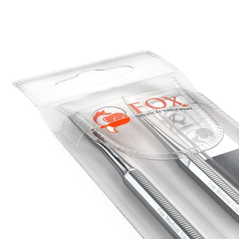 Fox Medical Equipment Ingrown Toenail Treatment Kit – Diamond File & Professional Toenail Lifter Tool – Surgical Stainless Steel Set for Pain-Free Relief, Precision Pedicure & Safe Nail Care