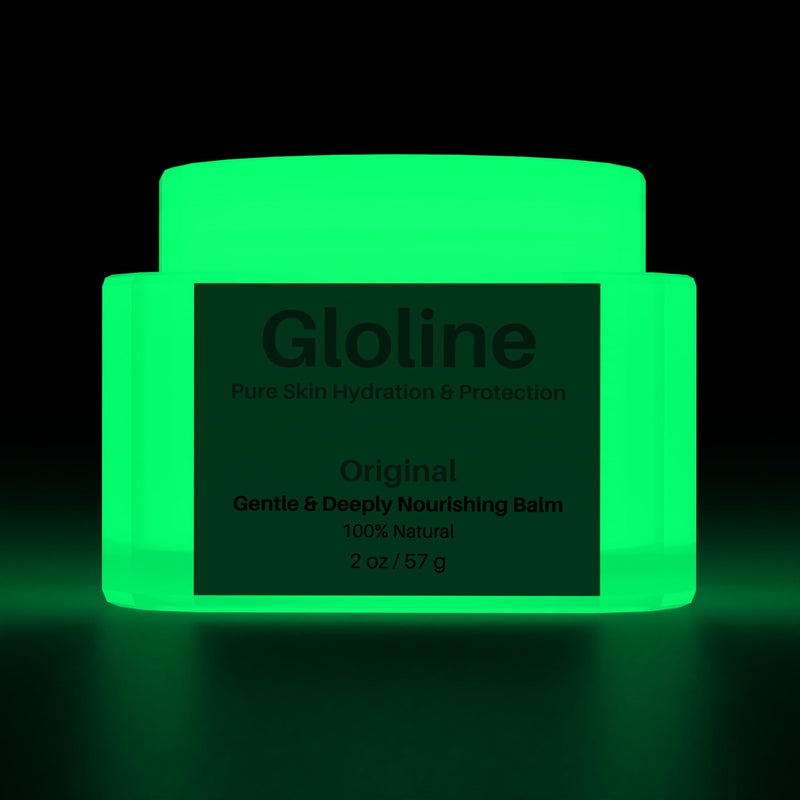 Gloline Original – Natural Skin Superfood Balm for Face & Body with Squalane, Shea Butter, Vitamin E Oil for Skin Nourishment + 6 Antioxidant-Rich Botanicals | Nourishing Face and Body Moisturizer
