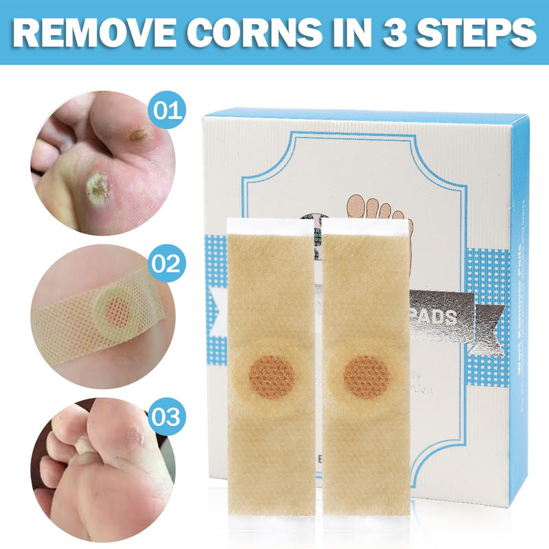 [Australia] - FERCAISH Pack of 24 wart remover corn plasters, thorn warts removal, corn removal pads, corns remover pads, pressure protection plasters, wart plasters for feet 