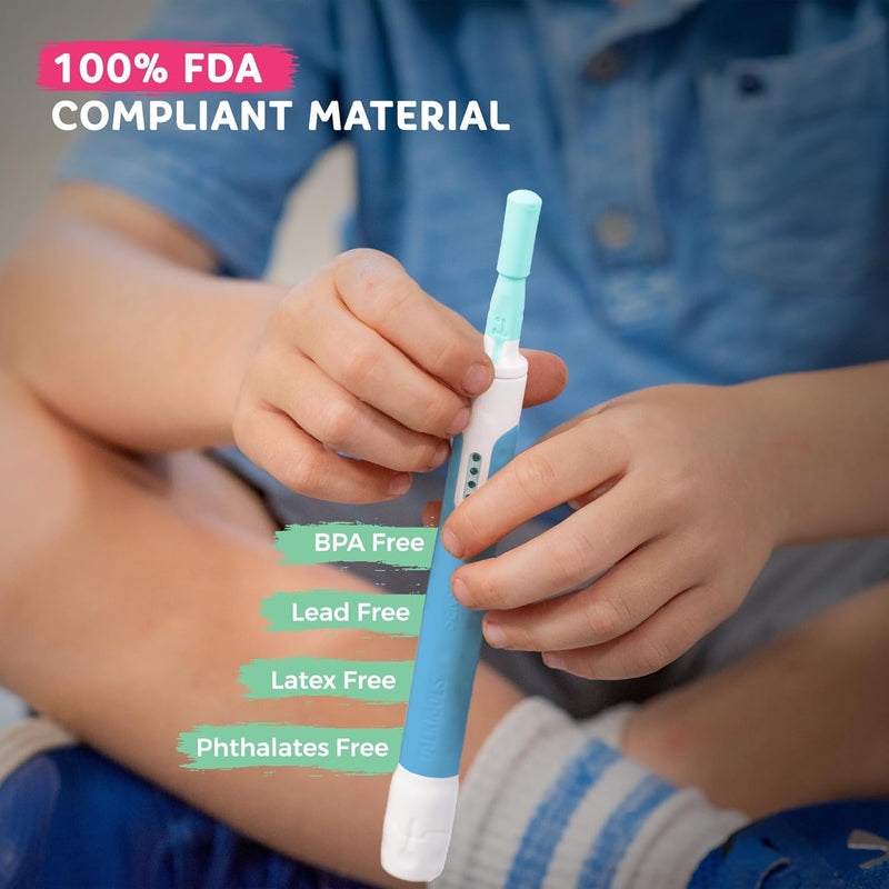 TalkTools Sensi Oral Sensory Therapy Tool with Soft Sensi Jaw Tips – 7-Piece Adjustable Sensory Stimulation Set for Oral Motor Awareness & Feeding Skill Development – (Ocean Blue)