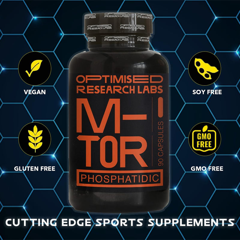 Phosphatidic Acid M-TOR Pathway, Increase Protein Synthesis Boost Muscle Growth, Muscle Builder, Suitable for Vegans, 750mg per Day, 90 High Strength Capsules