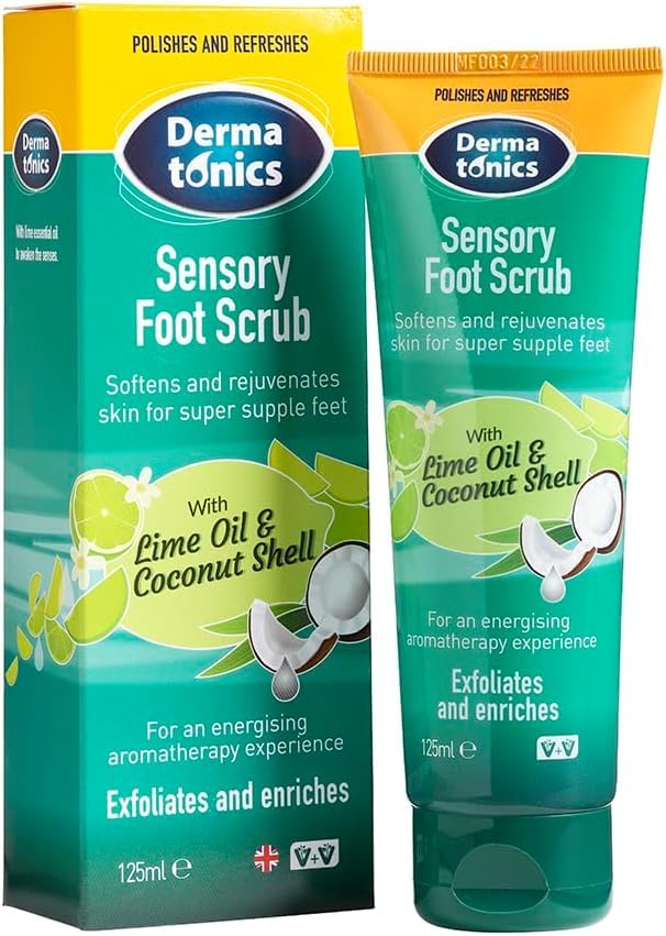 [Australia] - Dermatonics Sensory Foot Scrub 125ml & Foot Soak 350g | Exfoliates, Softens & Improves Skin 