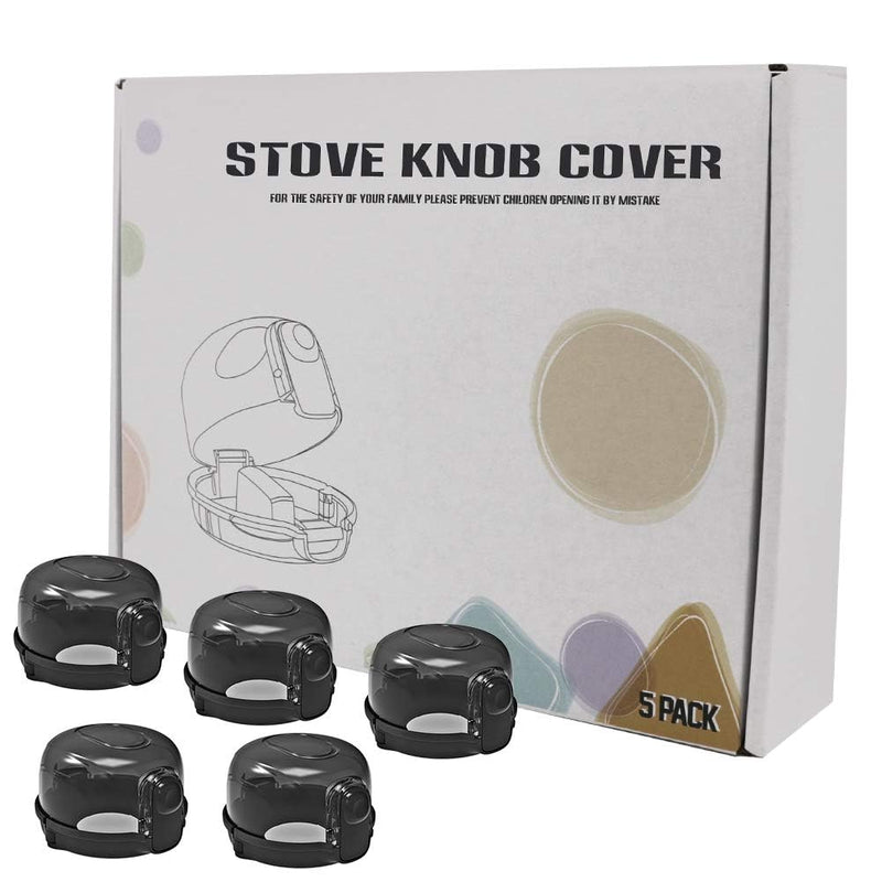 [Australia] - Kitchen Stove Knob Covers, Baby Safety Gas Stove Knob Covers, Protection Locks for Child Proofing - 5 Pack 