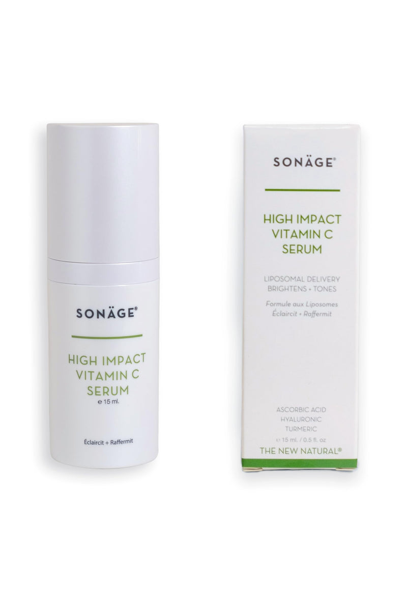 Sonage High Impact Vitamin C Serum:With Hyaluronic Acid | Hydrates & Fades Appearance Of Dark Spots 30 ml