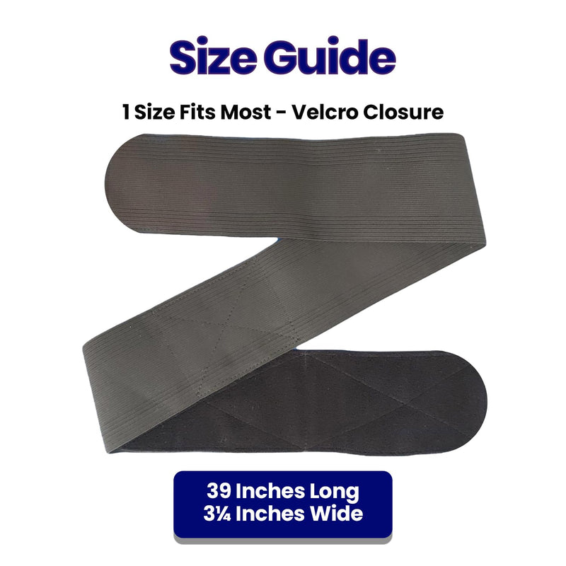 [Australia] - Post Op Breast Augmentation Bra Band | Breast Implant Chest Brace For Women | Compression Wrap Post Surgery Bra Belt | No Bounce Stabilizer Strap | Sports Bra Alternative Running (Fits Most) Black 