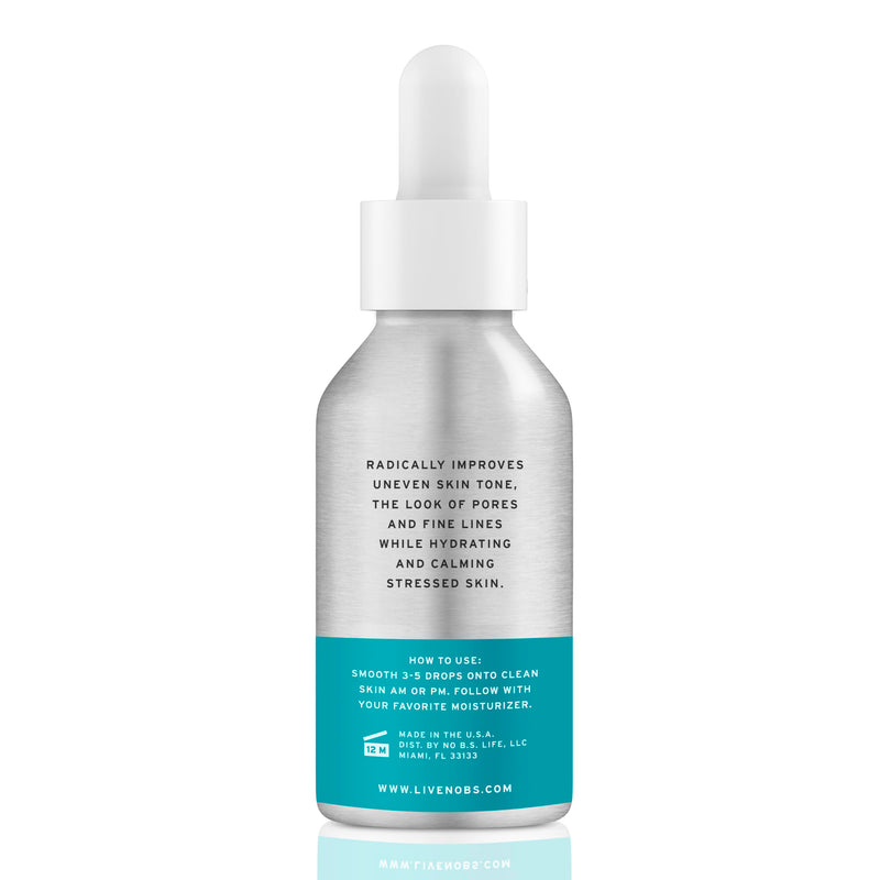 No Bad Stuff - Niacinamide Serum - Rejuvenates, Smooths, + Restores Skin with Vitamin B3, Hyaluronic Acid, and Aloe Vera (1 oz)