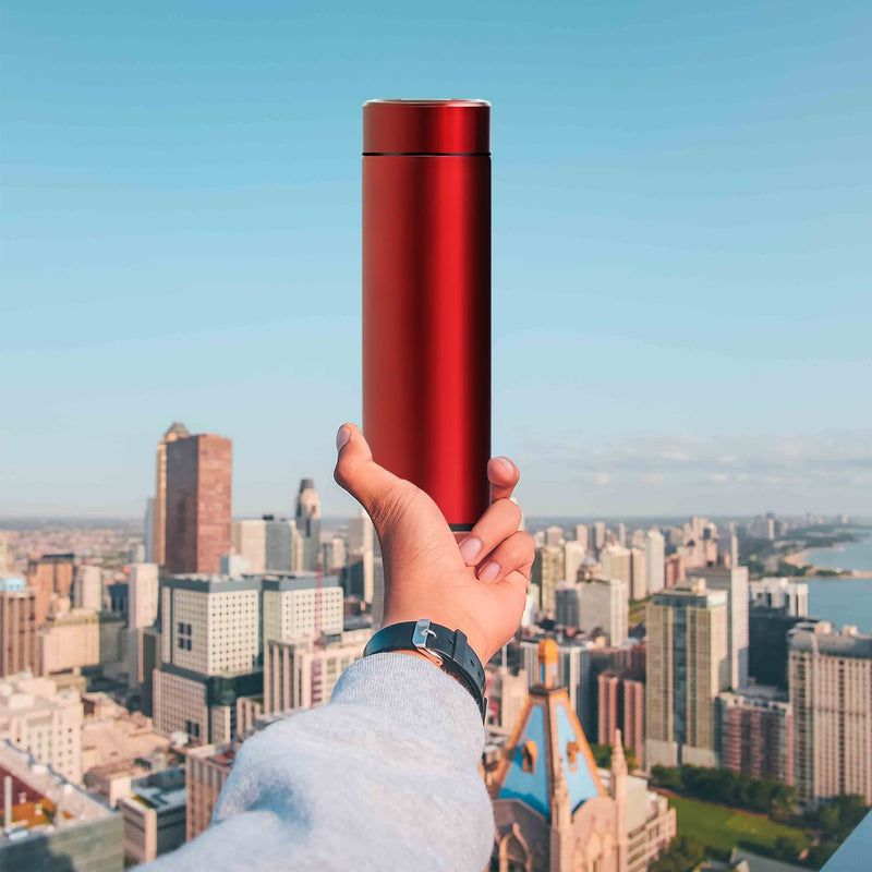[Australia] - 60H Medicine Cooler TSA Approved Temp Display Insulin Pen Travel Cooler Medication Diabetic Cooling Case Insulin Pens Cooler Travel CASE Medicine Cooler Box (Red) Red 