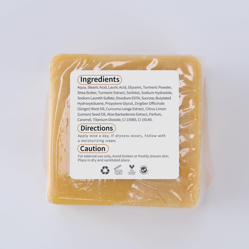 [Australia] - LIYALAN Turmeric Soap Bar for Face & Body-Tumeric Soap,Smooth Skin,Deep Cleansing, Natural Handmade Soap Sensitive Skin Formula, Vegan Soap 3.88 Ounce (Pack of 1) 