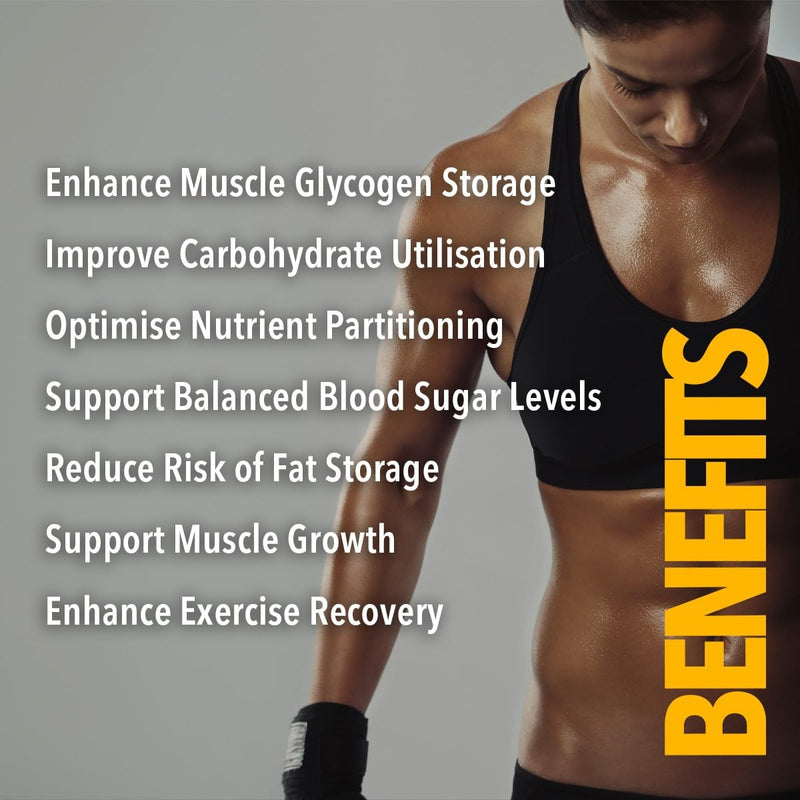 Time 4 GDA Glucose Disposal Agent High Strength Vegan Capsules, 7 Key Ingredients + Berberine Suitable for Men & Women, Support Glucose Metabolism, Weight Management Supplement – 180 Capsules