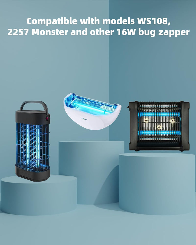 [Australia] - 4 Pack 8W T5 Replacement UV Bulb Compatible with Bell and Howell Monster Bug Zapper and Faicuk WS108 Wall Sconce Fly Light Trap, 12 Inch F8T5/BL UVA 365nm Fluorescent Light Bulbs 4 Count 