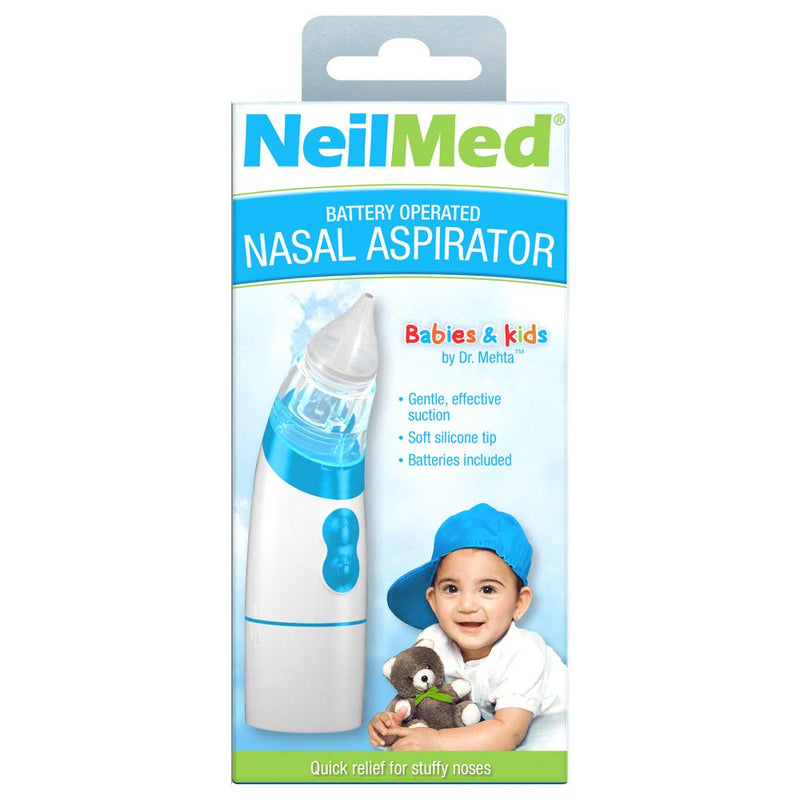 [Australia] - NeilMed Aspirator - Battery Operated Nasal Aspirator for Babies & Kids 