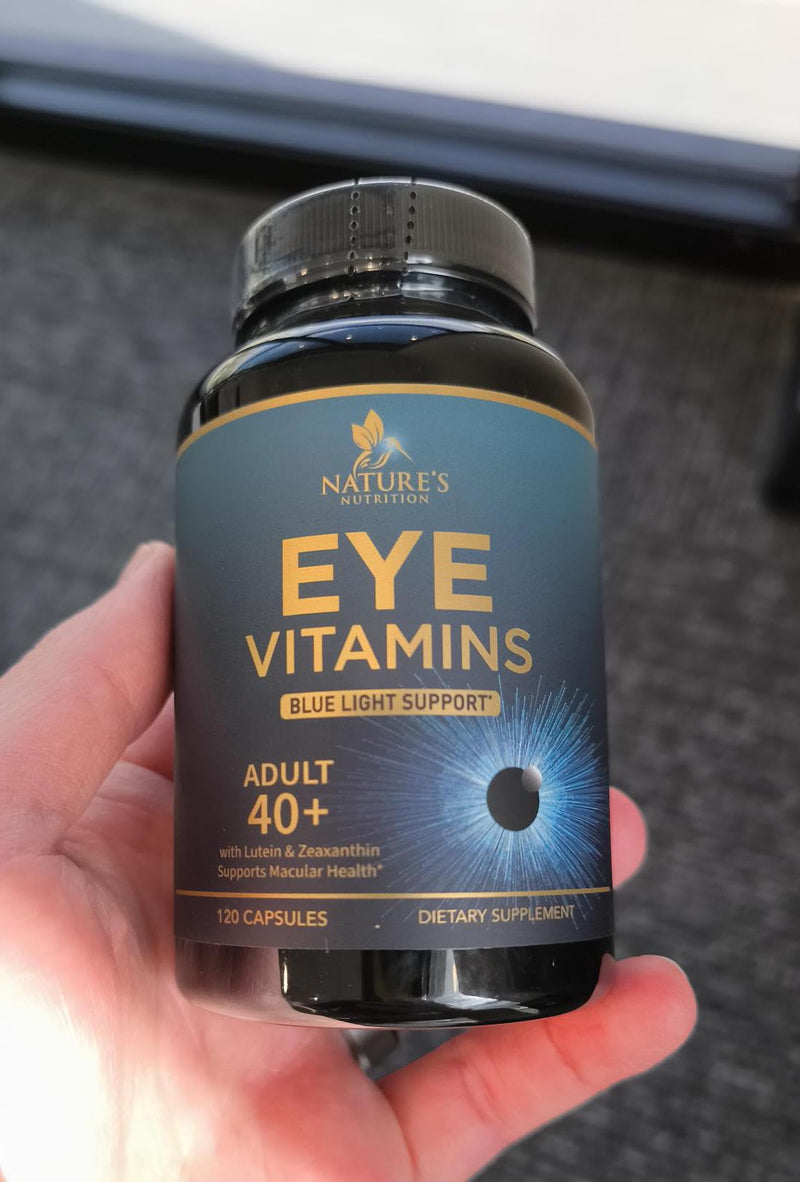 Eye Vitamins Supplements - 3x Strength Eye Health Vitamin with Lutein and Zeaxanthin - Vision Macular Health - Eyes Support With Zinc, Vitamins C E & Minerals, Bottled in USA - 120 Capsules 120 Count (Pack of 1)