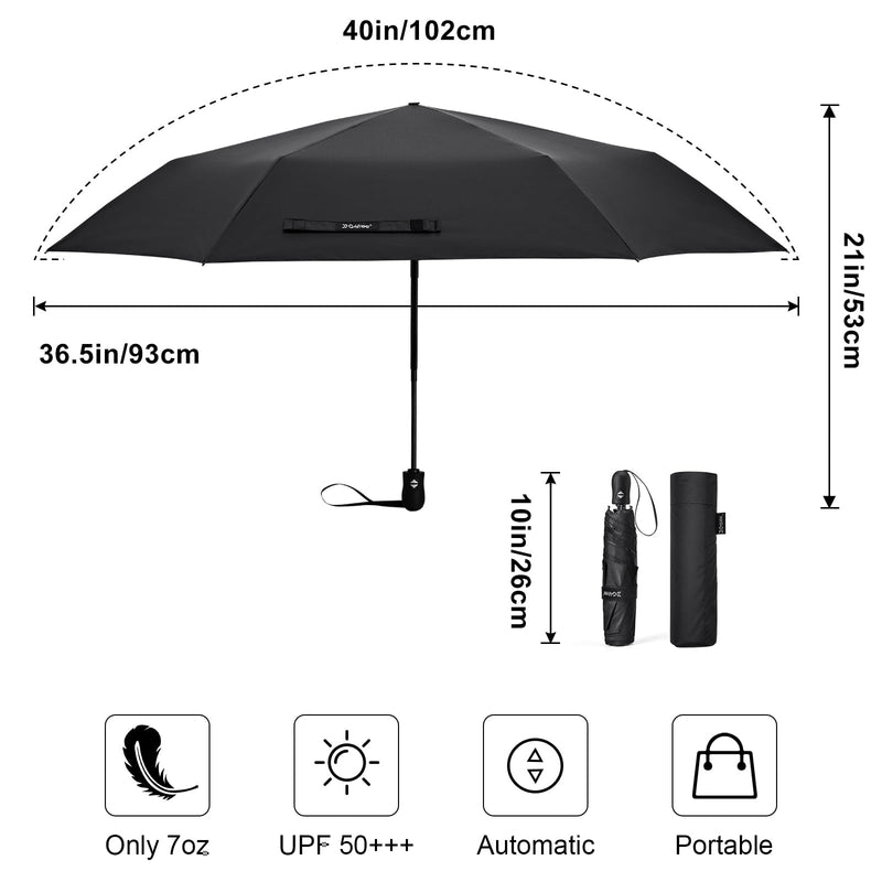 G4Free Ultralight UPF 50+ UV Protection Compact Umbrella and Mini UPF 50+ Ultralight Slim UV Protection Umbrella