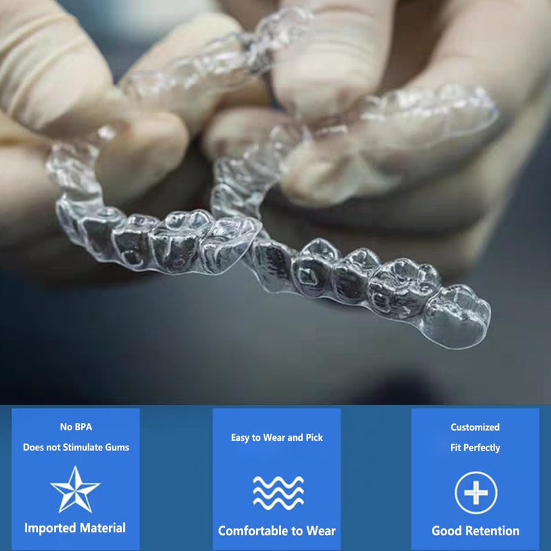 [Australia] - Custom Night Guard, Durable Mouth Guard Teeth Guard Ultra Thin Brace Dental Day Guard Clear Teeth Retainer - One Pack Upper Guard 