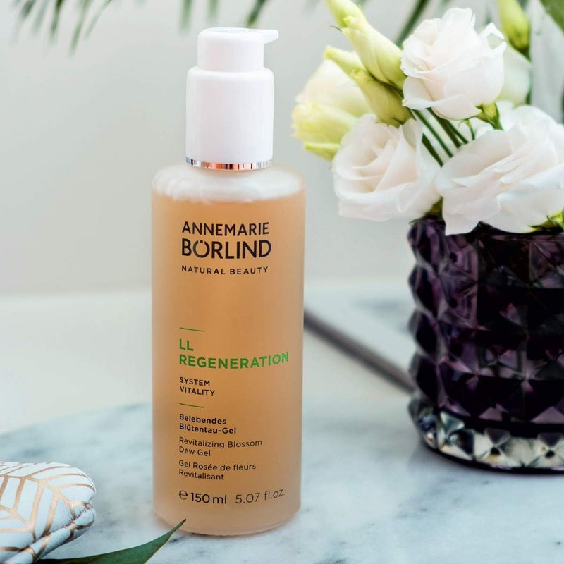 ANNEMARIE BÖRLIND – LL Regeneration Revitalizing Blossom Dew Gel – Sustainably Sourced Natural Facial Toner to Strengthen The Skin with Intense Moisture – Step 2 of 5-5 Oz 5.07 Fl Oz (Pack of 1)