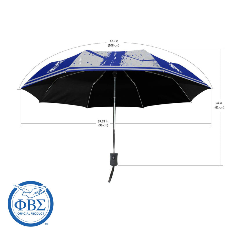 Phi Beta Sigma Fraternity Paraphernalia - Official Vendor - Umbrella - Collection greek-letters
