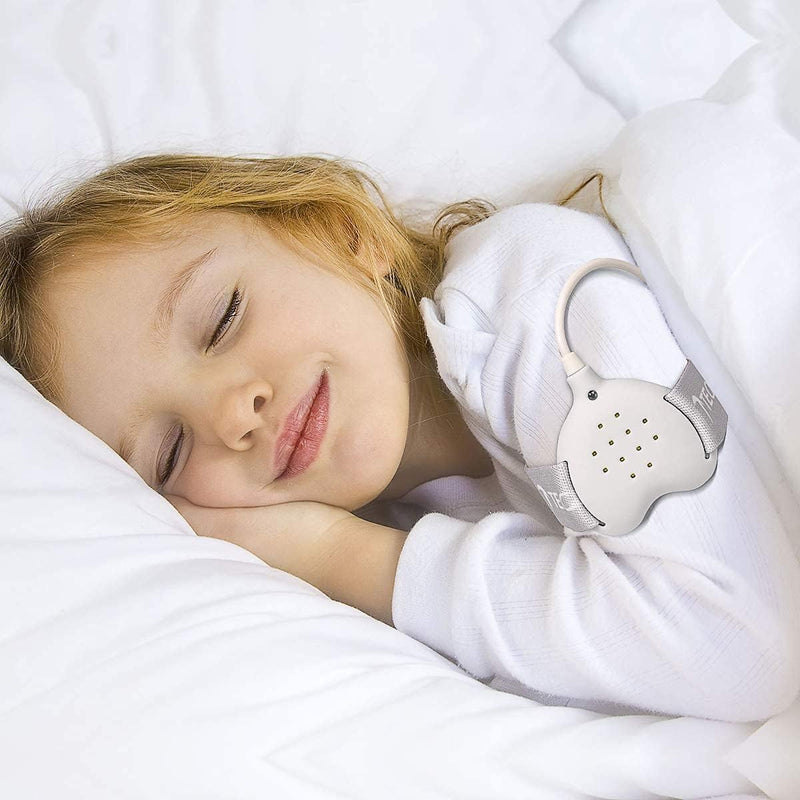 [Australia] - Bed Wetting Alarm for Boys, Girls & Older Kids for Potty Training, Stop Bedwetting with Night Guard Protection,Heart-Shaped,UBS Rechargeable White 