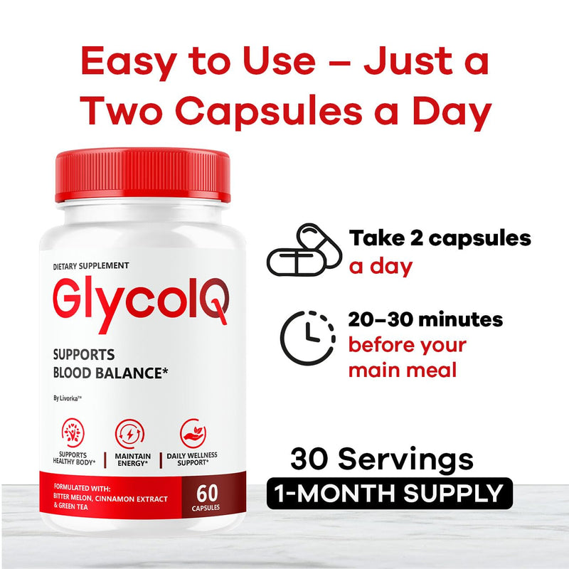 (3 Pack) GlycoIQ Capsules - Official Glyco IQ Support Supplement All Natural Premium Advanced Formula - Maximum Strength, GlycoIQ Multivitamin for Overall Health & Wellness, 180 Capsules for 3 Months