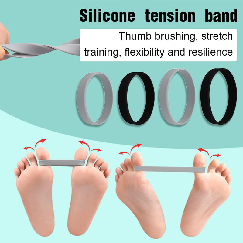 [Australia] - Hallux Valgus toe separator training band for the toe - correction set of 4 for men and women to relieve pain from bunions 