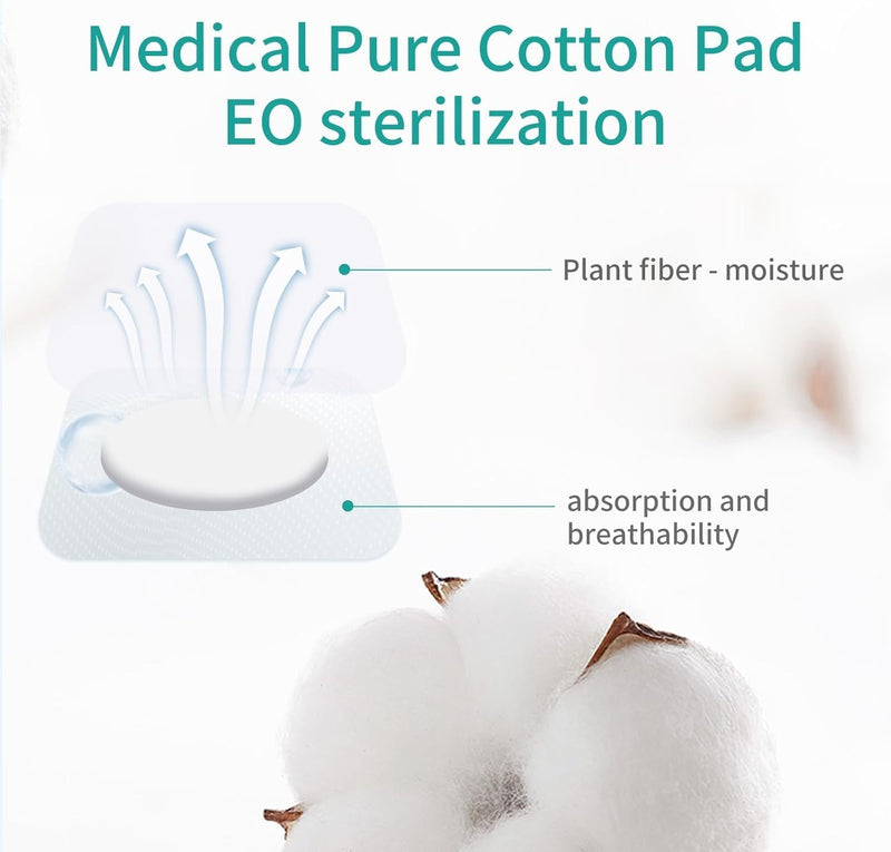 [Australia] - Baby Belly Navel Patches, Cotton Pads for Baby Belly Button Hernia, Infant Essentials Must Haves (7 Pieces) 7 