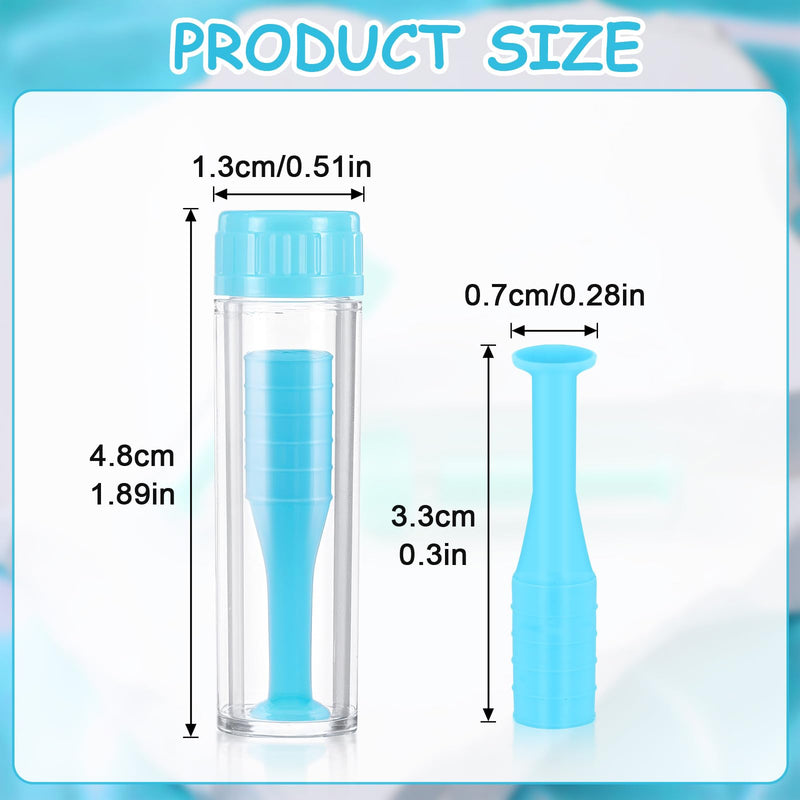 [Australia] - Oruola Pack of 6 contact lens suckers, contact lens suckers, soft lenses, soft contact lens remover tool for RGP and scleral lenses, silicone eye contact lens piston suction cup, 3 colors 