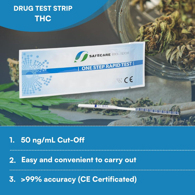 [Australia] - 10x drug test THC cannabis cannabis test urine rapid test THC cannabis urine urine test drugs rapid test rapid test strips rapid drug test multi strip urine test drug test kit self-test 