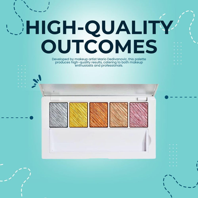 [Australia] - MAKEUP BY MARIO Master Metals® Eyeshadow Palette 5 x 0.05 oz/ 1.5 g 