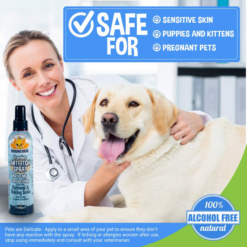 Bodhi Dog Anti-Itch Spray 8oz + Peppermint Dental Water Additive 17oz Bundle - PawsPlanet Australia