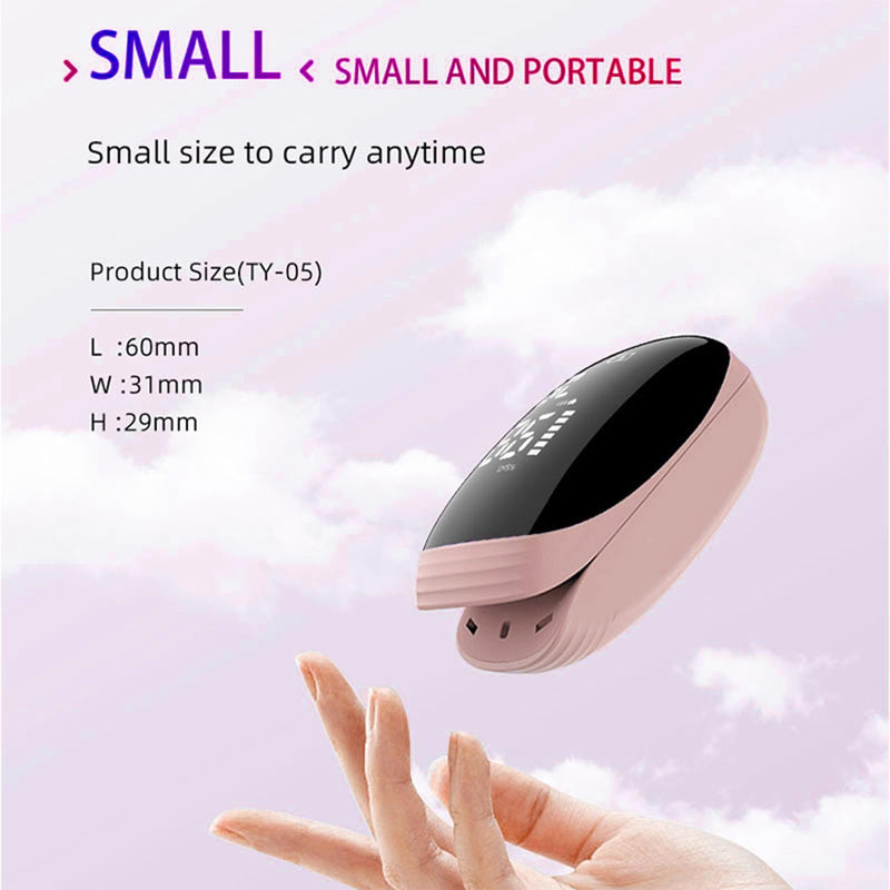 [Australia] - Pulse Oximeter, Blood Oximeter, Fingertip Pulse Oximeter, Rechargeable Pulse Oximeter, Accurate Rapid Blood Oximeter SpO2 Readings Outdoor Sports Home Use (Pink) 