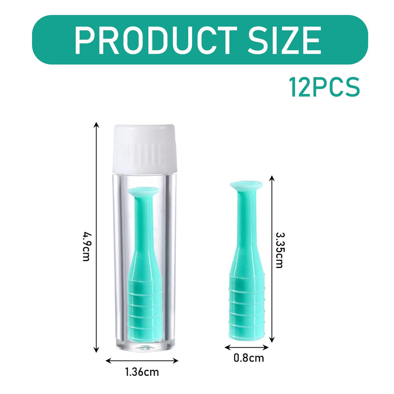 [Australia] - Yuqilin Pack of 12 contact lens insertion aids, silica gel lens aid, individual package contact lens vacuum cleaner, safe contact lens aid, for parties, dates, travel, business trips, excursions 
