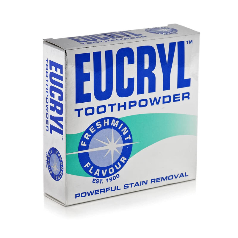 Eucryl Smokers Tooth Powder Freshmint Flavour (50g) - Pack of 2