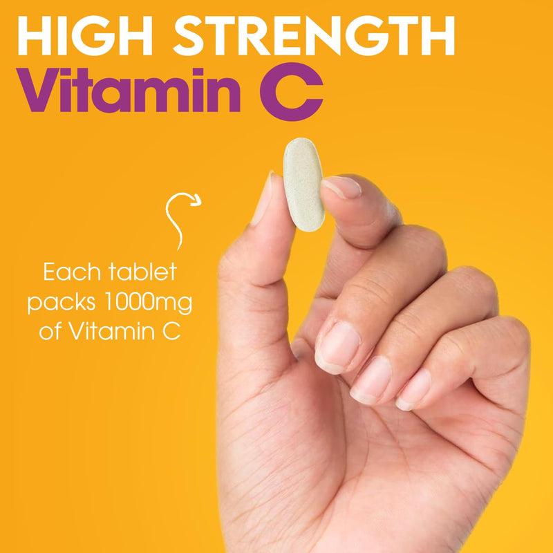 Vitamin C 1000mg Chewable 90 x 2, Supports Immune Health and Helps Fight Colds - Helps Reduce Tiredness and Fatigue 90 count (Pack of 2)