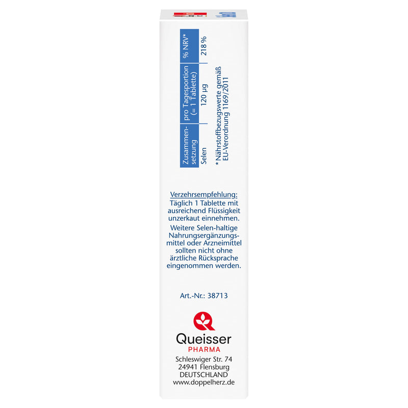 [Australia] - Doppelherz Selenium 120 2-Phase DEPOT - 120 μg selenium per DEPOT tablet - Selenium supports the normal function of the thyroid gland - vegan - 45 tablets 