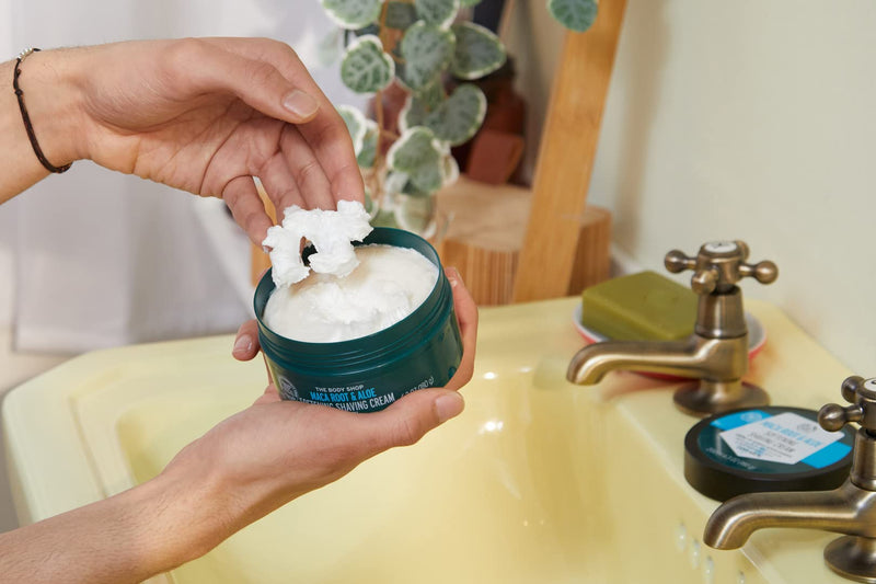 [Australia] - THE BODY SHOP Maca Root & Aloe Softening Shaving Cream 200 ml 