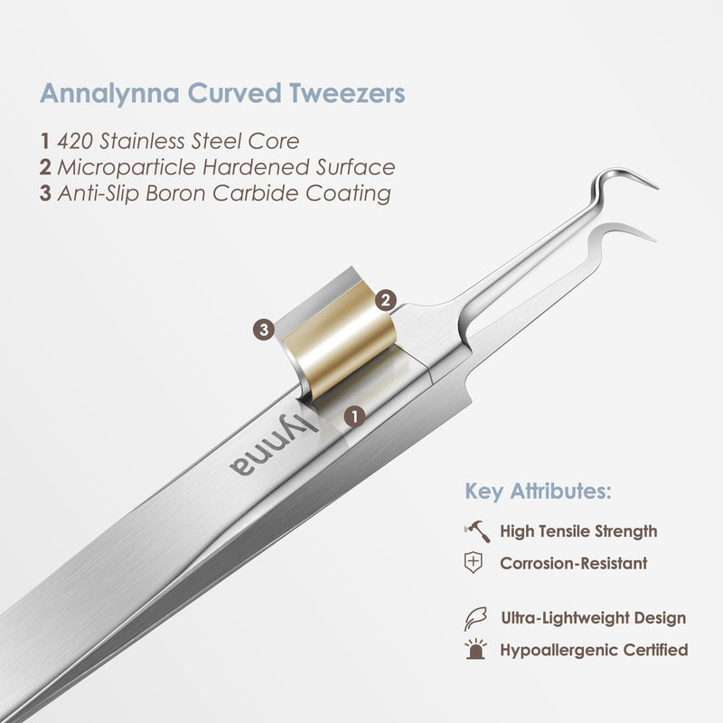 [Australia] - Visual Blackhead Remover Tweezers with Camera - 20x Magnification Pimple Popper Tweezers, with 2* Curved Comedone Extractor, Professional Pimple Acne Blemish Removal Tools Kit (6 Pcs Kit) 